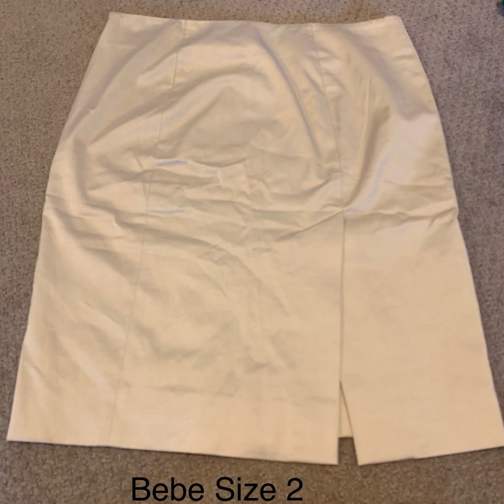 Knee length skirt